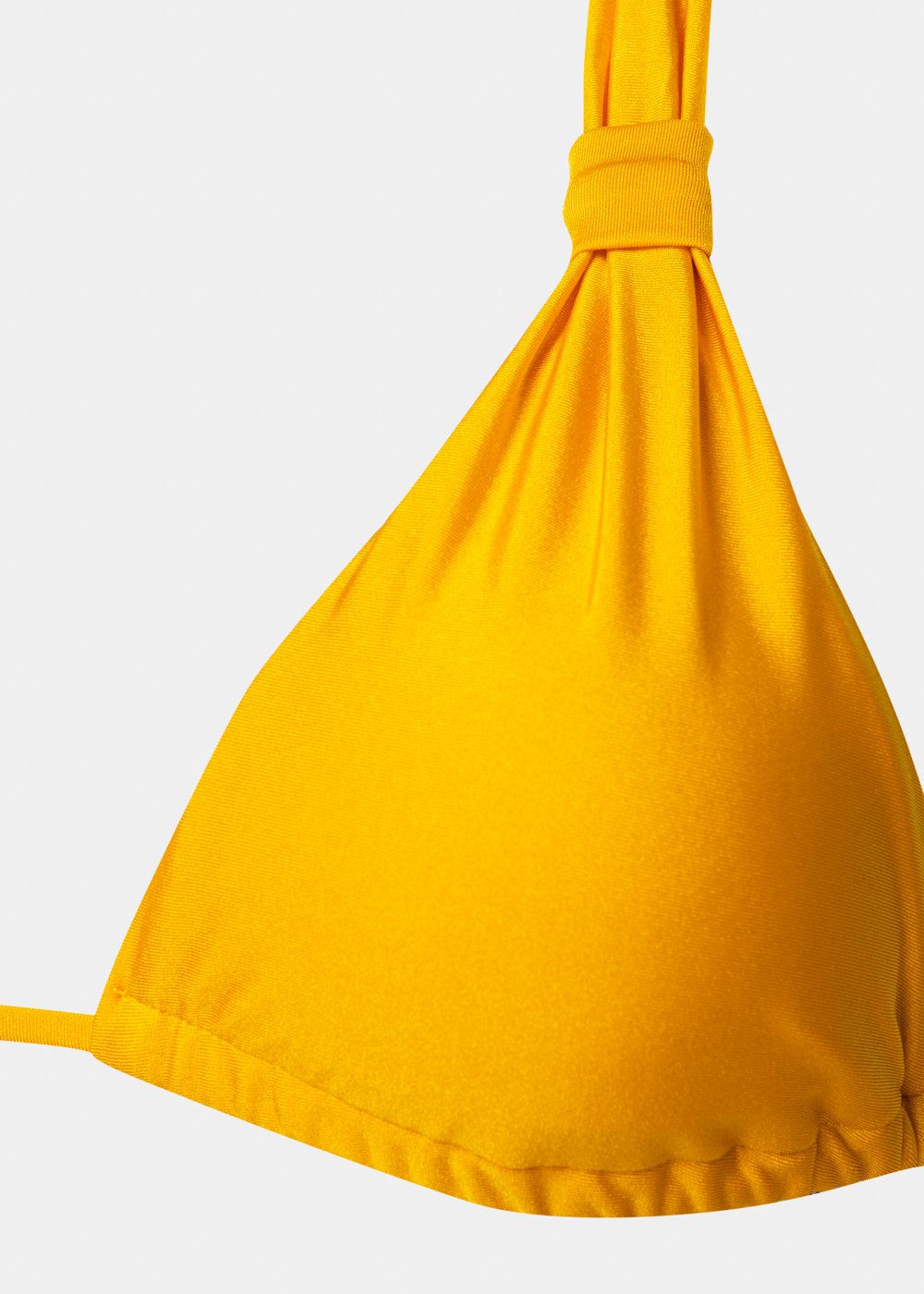 Azores Bikini Top -  Orange Shiny 